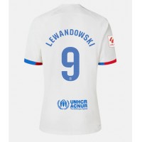 Barcelona Robert Lewandowski #9 Vonkajší futbalový dres 2023-24 Krátky Rukáv